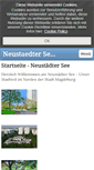 Mobile Screenshot of neustaedtersee.de